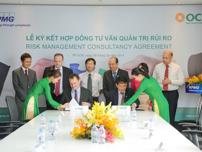 OCB bắt tay KPMG triển khai dự án chuyển đổi hệ thống quản lý rủi ro